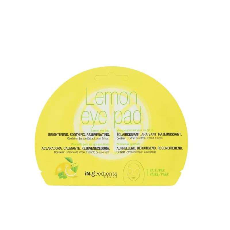 My iN.gredients Cooling Lemon Eye Pads in Yellow Yellow