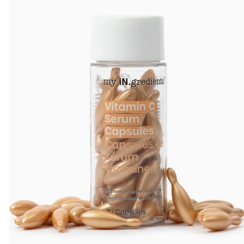 My iN.gredients Women's Vitamin C Serum Capsules in Gold Gold