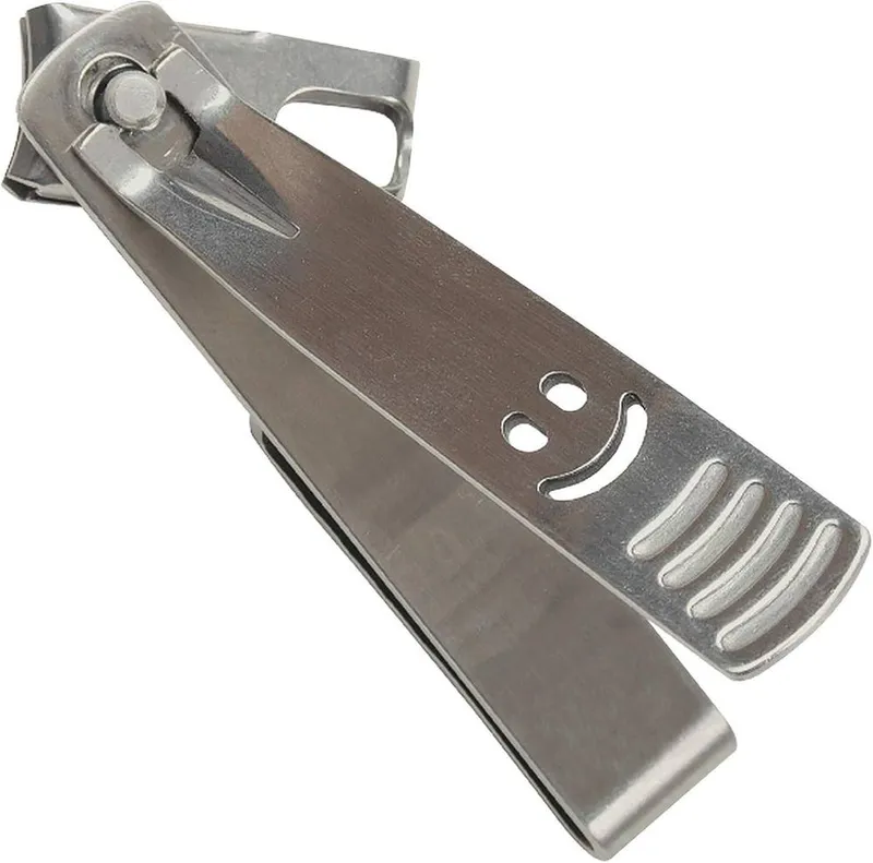 mysmartbuy Unisex Adjustable Smiley Face Toenail Clippers w/ 360 Degree Swivel Head in Silver Silver female