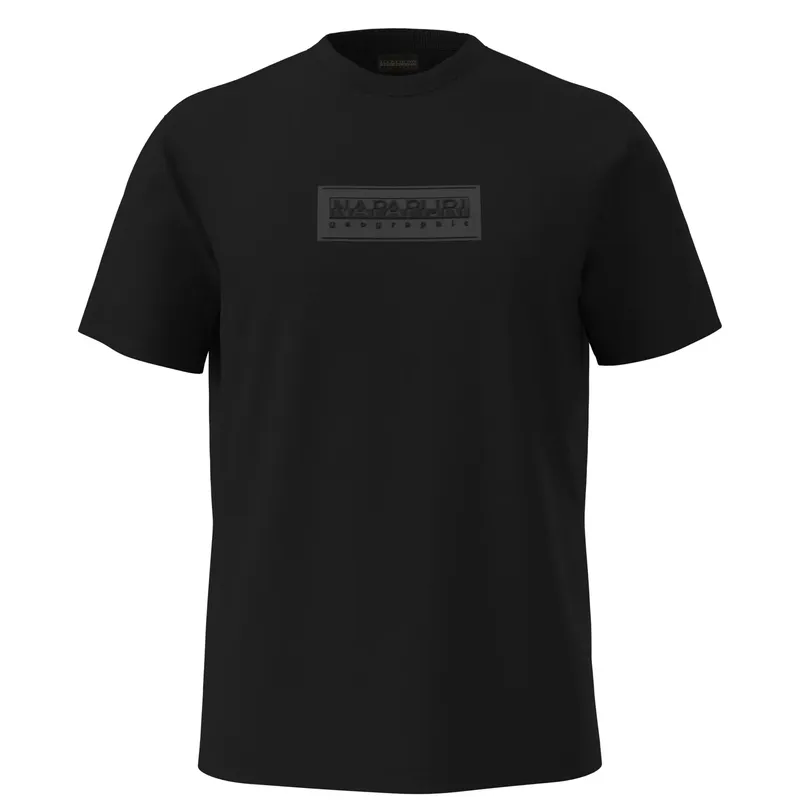 T-shirt Napapijri S-Box Logo Noir L