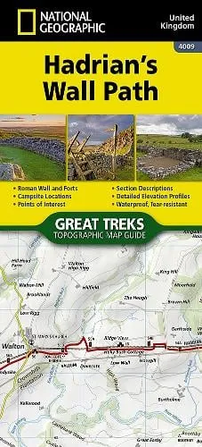 Nat Geo Maps Hadrian's Wall Path Trail Map (4009)