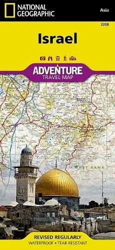 Nat Geo Maps Israel Map