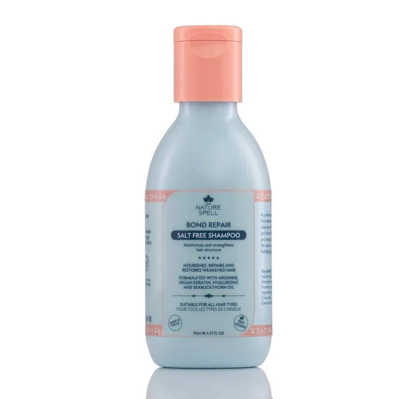 Nature Spell Bond Repair Shampoo Travel Size - 95 ml in Blue Blue