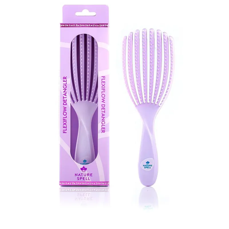 Nature Spell FlexiFlow Detangler - Purple Purple