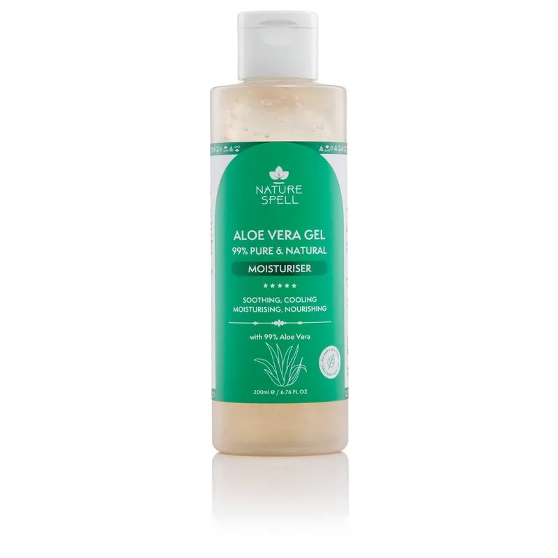 Nature Spell Unisex Aloe Vera Gel in Orange Orange female