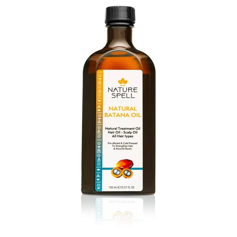 Nature Spell Natural Batana Hair Oil in Brown - Brown