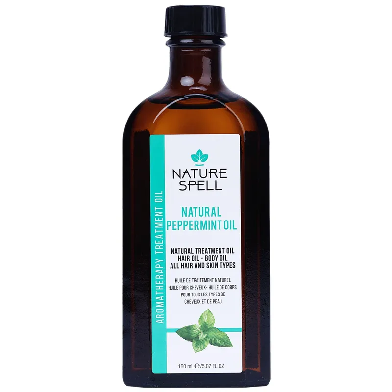 Nature Spell Women's Peppermint Oil for Hair & Skin 150ml in Clear Clear