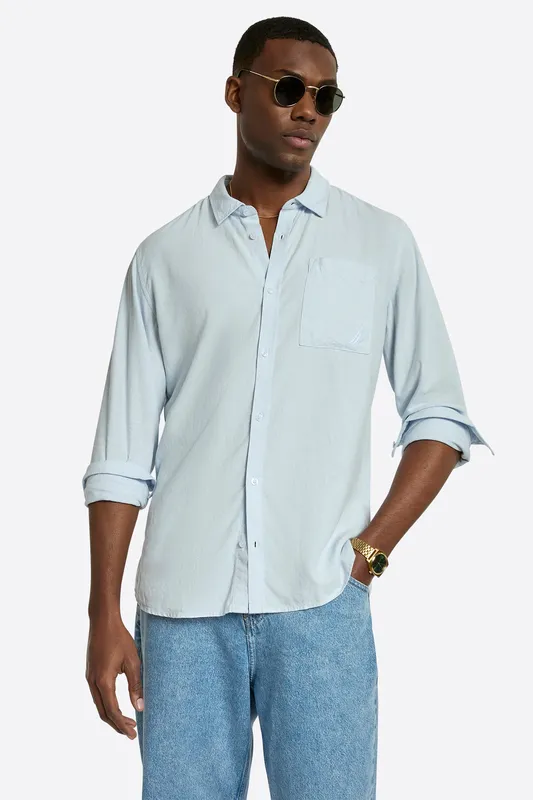 Nautica Barias Mens Ls Shirt