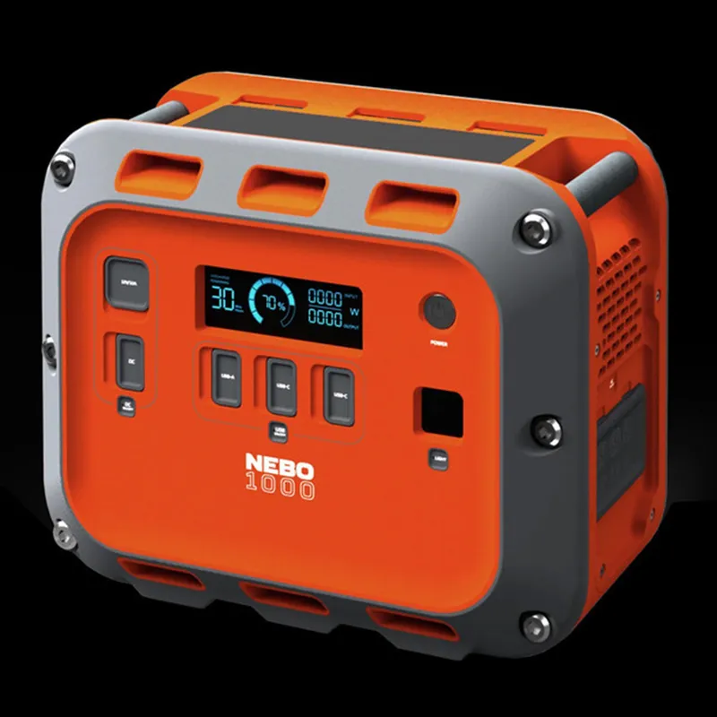 Nebo Intrepid 1000 Portable Power Station Orange One Size Unisex