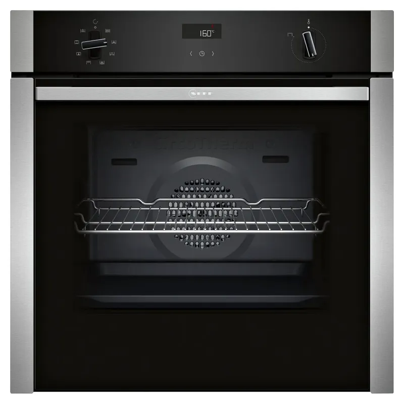Neff B4ACF1AN3B N50 Slide & Hide Multifunction Single Oven - Stainless Steel