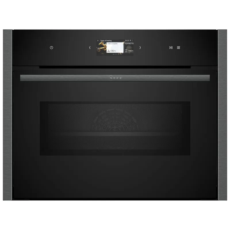 Neff C24MS31G0B N90 Built In Compact Electric Single Oven with Microwa