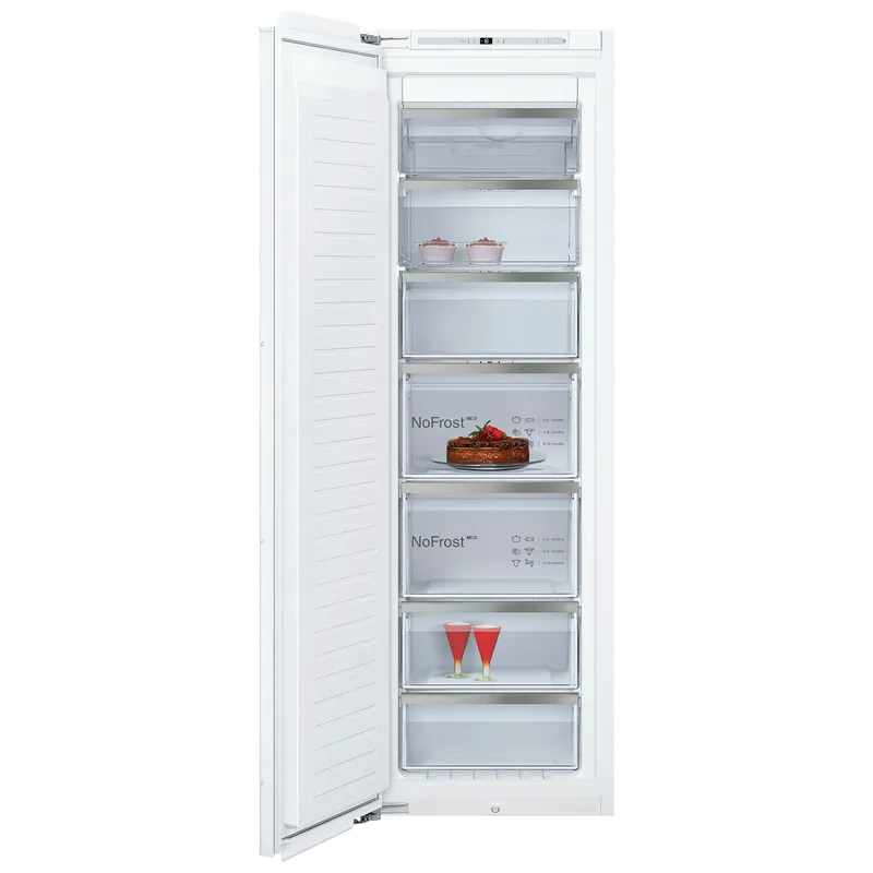 Neff GI7815NE0 N90 177cm High Integrated Upright Freezer Frost Free 56