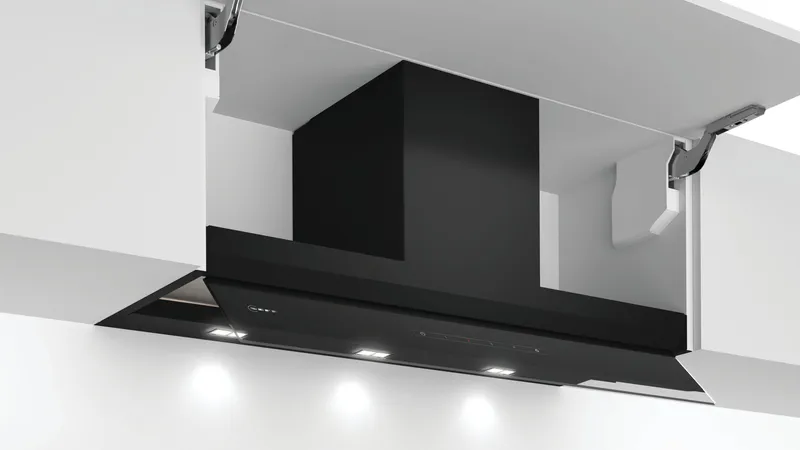 Neff N70 D95XAM2S0B Integrated Cooker Hood - Black