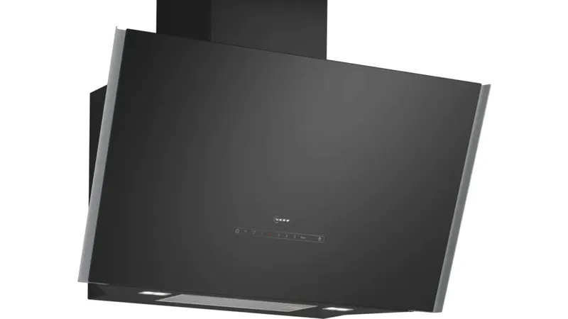 Neff N90 D98IPT2S0B 90cm Wide Black Angled Wall-Mounted Cooker Hood
