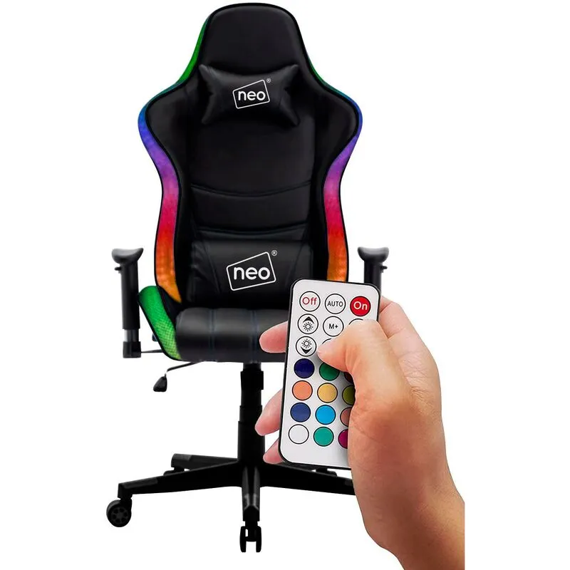 Neo Direct Neo LED Gaming Swivel Recliner Chair