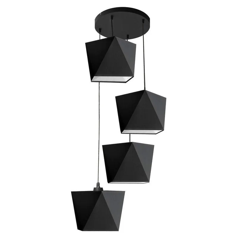 Netlighting Adamant Cluster Pendant Ceiling Light Black 35cm Black