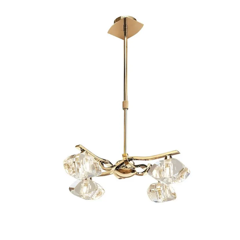 Netlighting Alfa Telescopic 4 Light G9 French Gold Gold