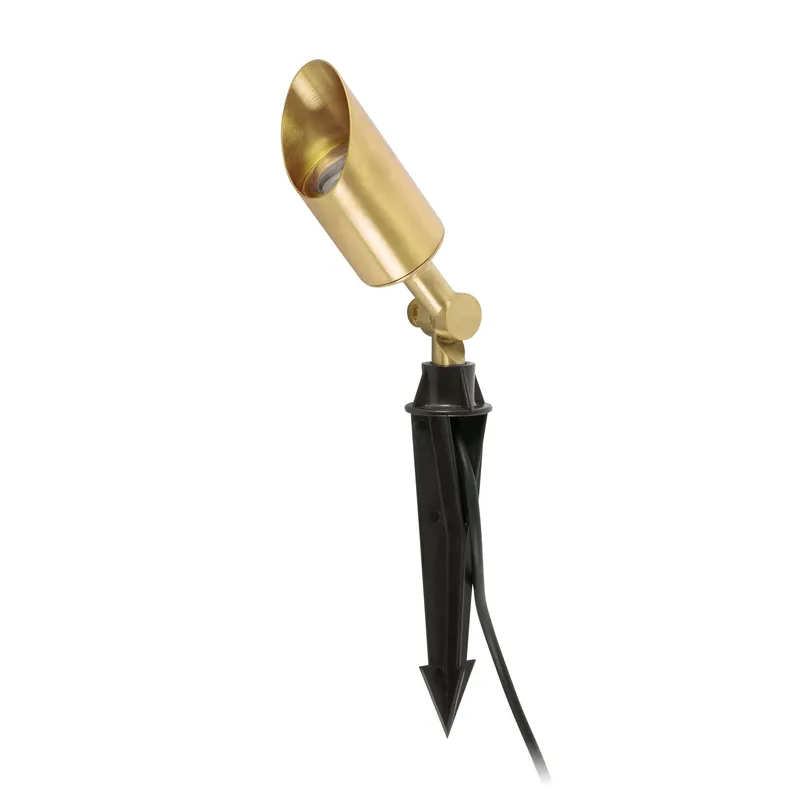 Netlighting Andy Outdoor Satin Gold Spike Lamp IP65 GU10 Gold