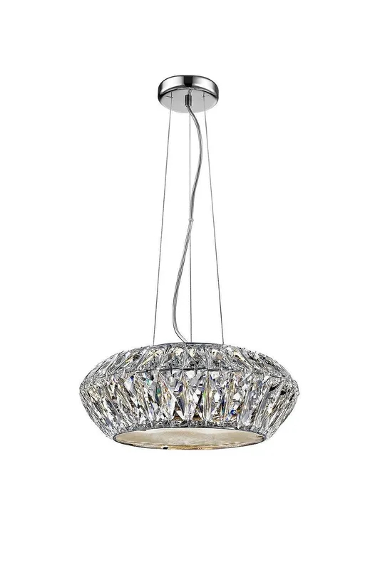 Impex Lighting Armel 4 Light LED Chrome Ceiling Fitting