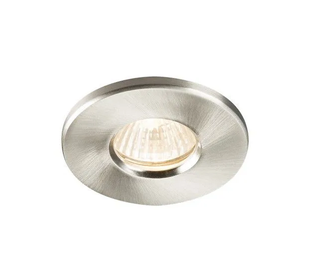 KnightsBridge IP65 Recessed Downlight GU10 - Brushed Chrome