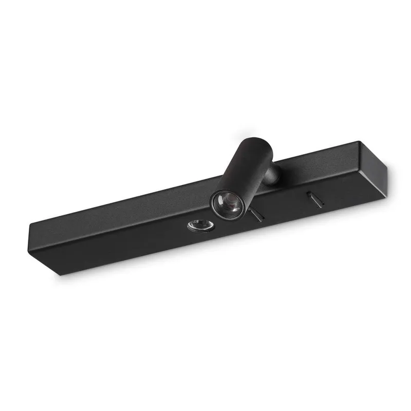 Netlighting Bonne Nuit Right LED Reading Wall Light Black 3000K Black