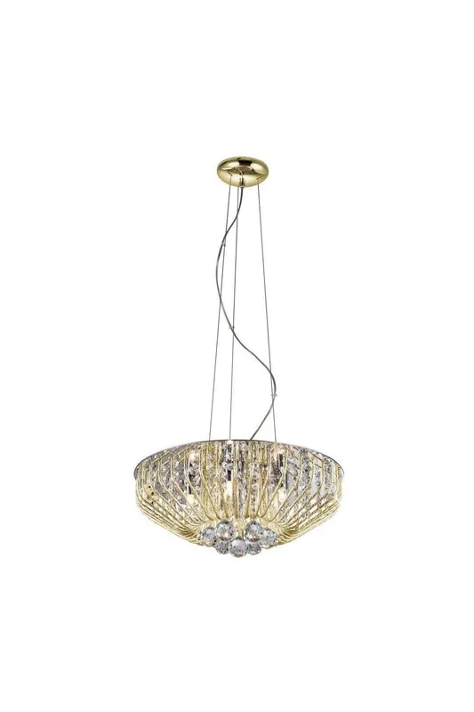 Netlighting Carlo 6 Light Gold Ceiling Fitting Gold