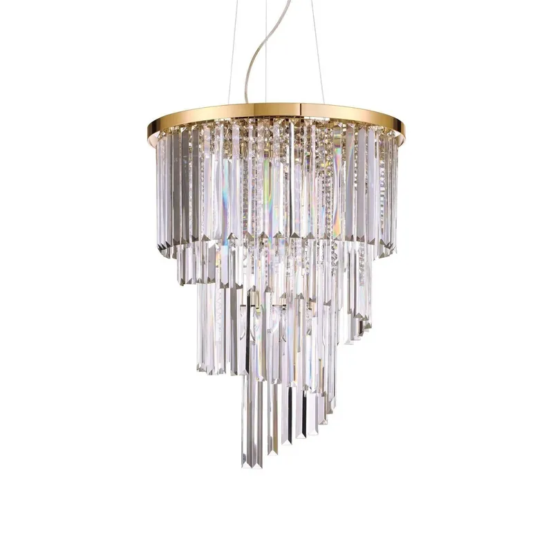 Netlighting Carlton 12 Light Pendant Light Gold E14 Gold