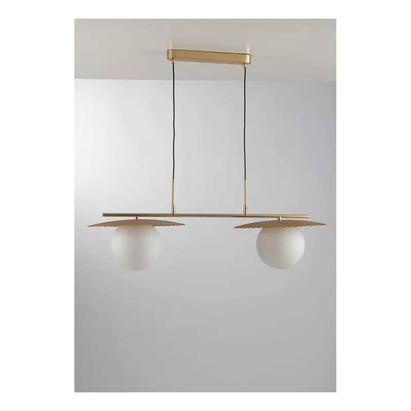 Netlighting Chaplin Globe Bar Ceiling Pendant Satin Gold E27 Gold