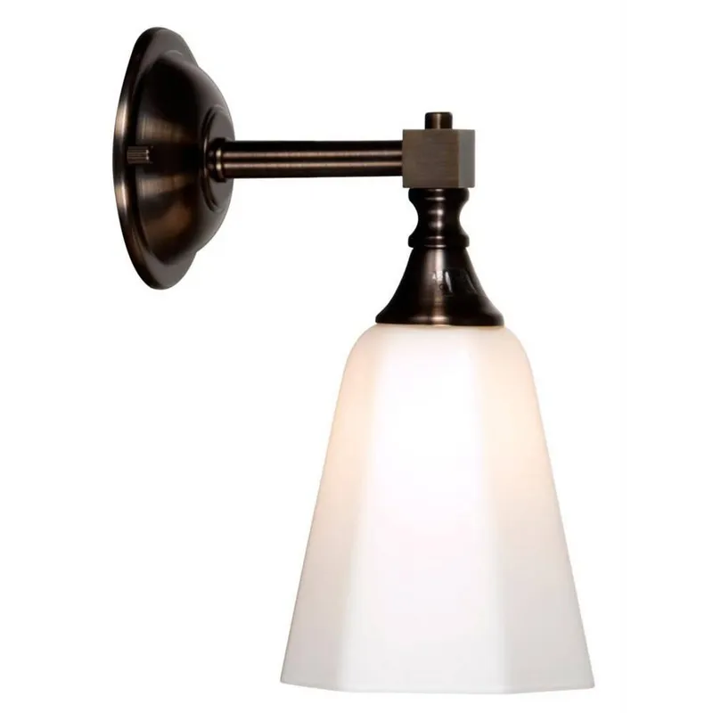 Netlighting Classic Bathroom Wall Light Bronze IP44 Bronze