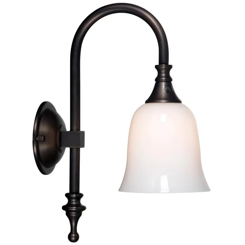 Netlighting Classic Bathroom Wall Light Bronze IP44 Bronze