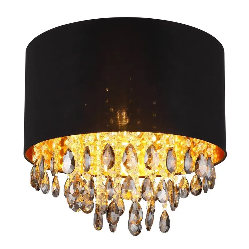 Globo Lighting Coletta Cylindrical Ceiling Light Matt Black 1x E27