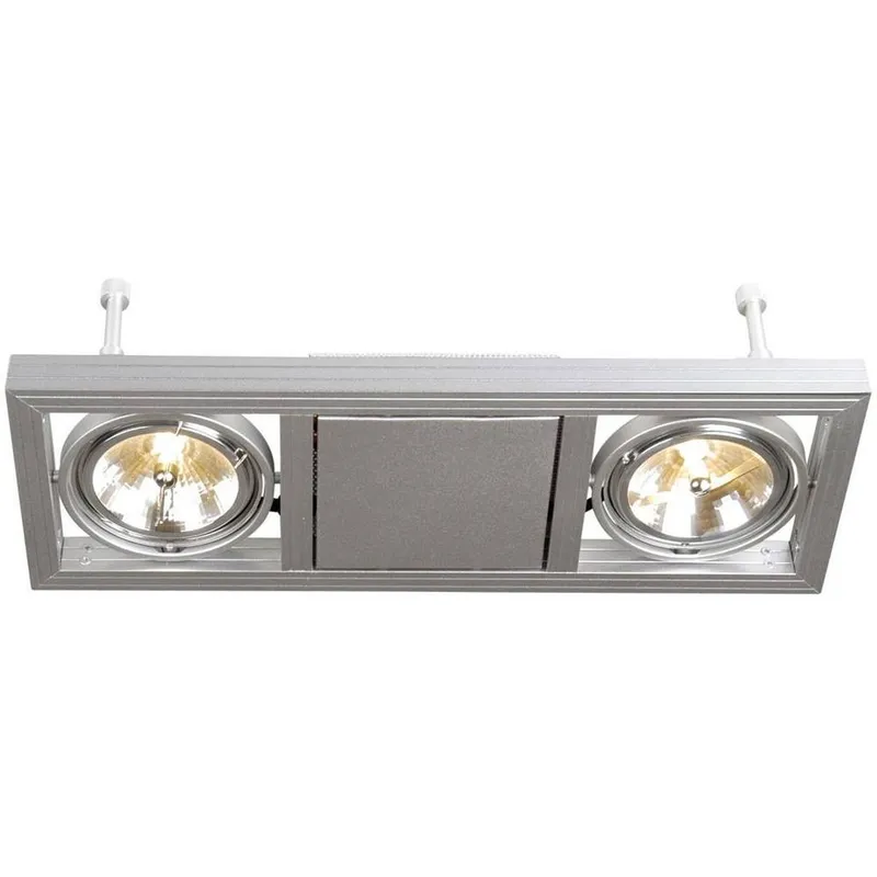 Netlighting Cool 2 Light Commercial Lighting Aluminum G53 Bulb in Grey Grey
