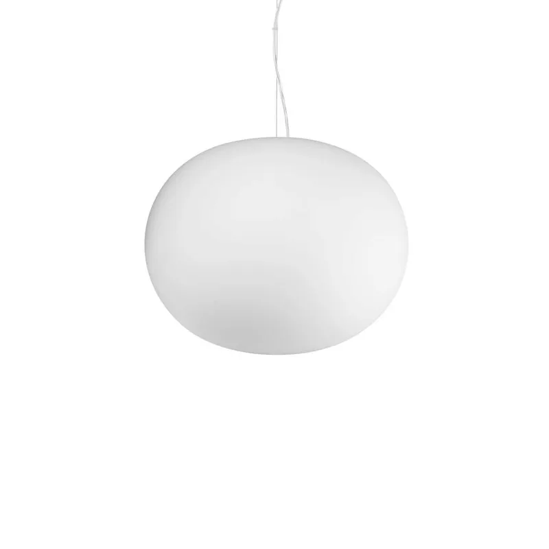 Netlighting Cotton Globe Pendant Ceiling Light White 40cm White