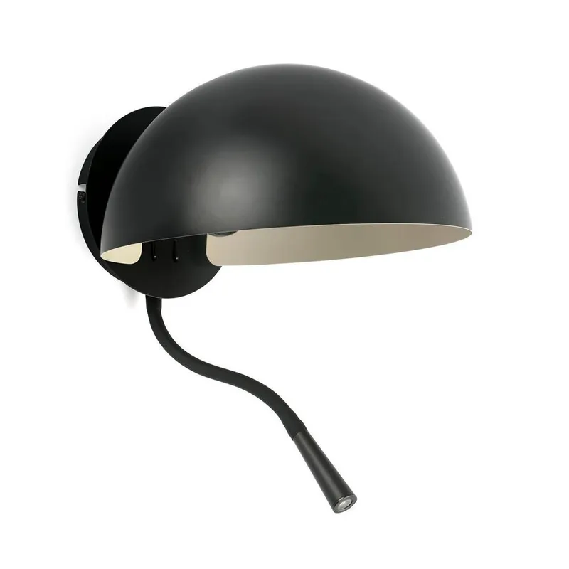 Netlighting Dominica Reading Light Matt Black Black