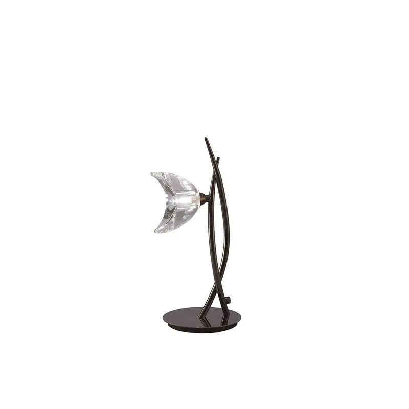 Netlighting Eclipse Tall Table Lamp 1 Light G9 Black Chrome Black