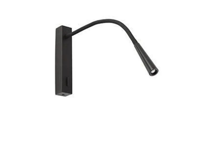 Faro Lighting Flin LED Adjustable Reading Light Black 3W 3000K