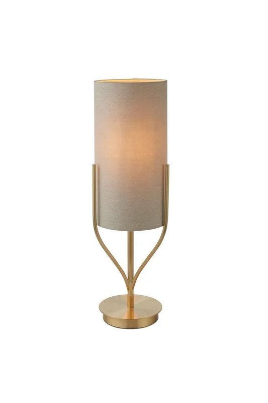 Cleo Gold & Oatmeal Table Lamp