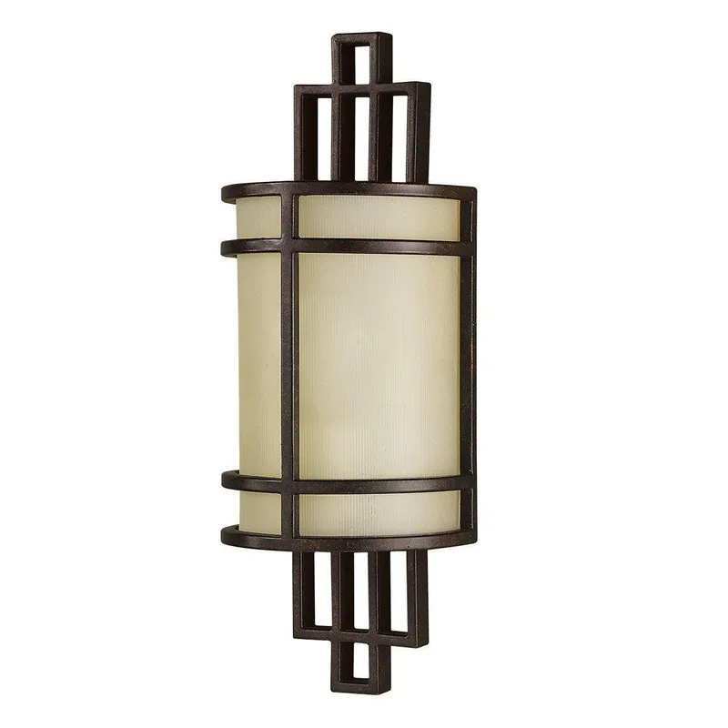 Netlighting Fusion 1 Light Indoor Wall Light Bronze E27 Bronze