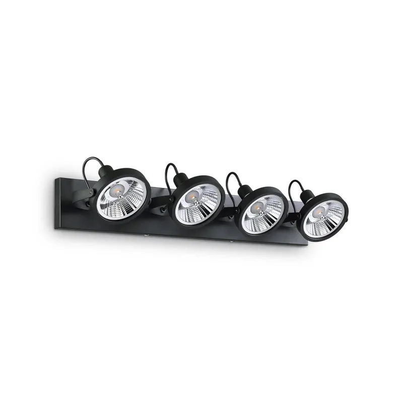 Netlighting Glim 4 Light Ceiling Light Black Black