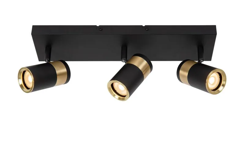 Netlighting Gorik Ceiling spotlight 3xGU10 Black Black
