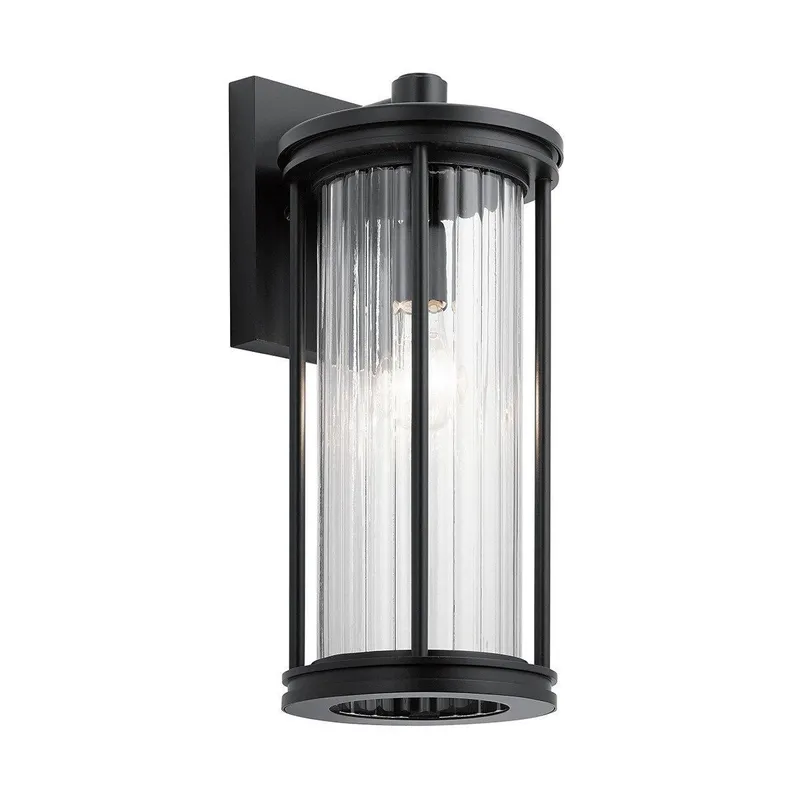 Netlighting Kichler Barras Outdoor Wall Lantern Black IP44 Black