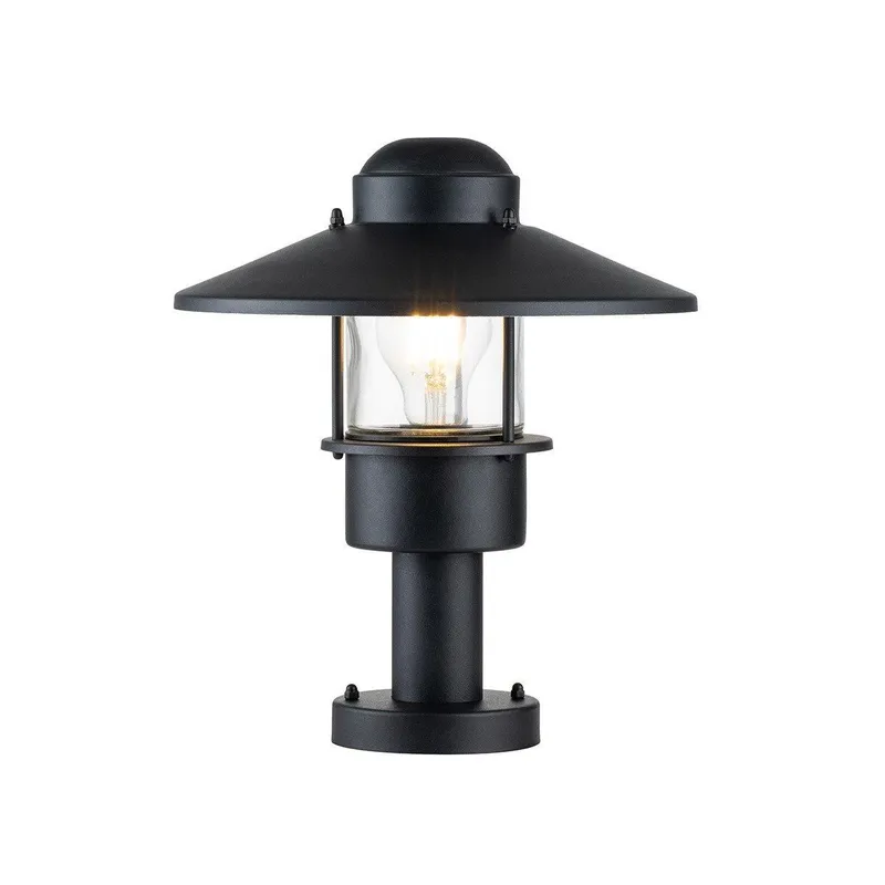 Netlighting Klampenborg Outdoor Pedestal Light Black IP44 Black