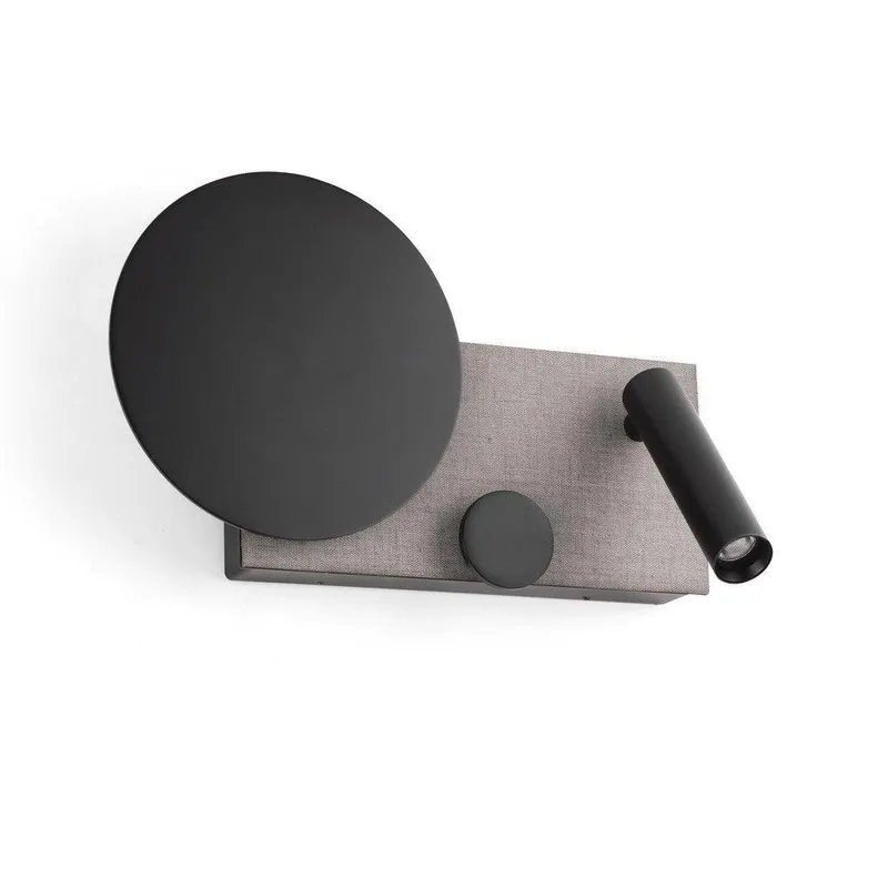 Faro Lighting Klee Integrated LED Reading Light Wall Light Grey, 2700K