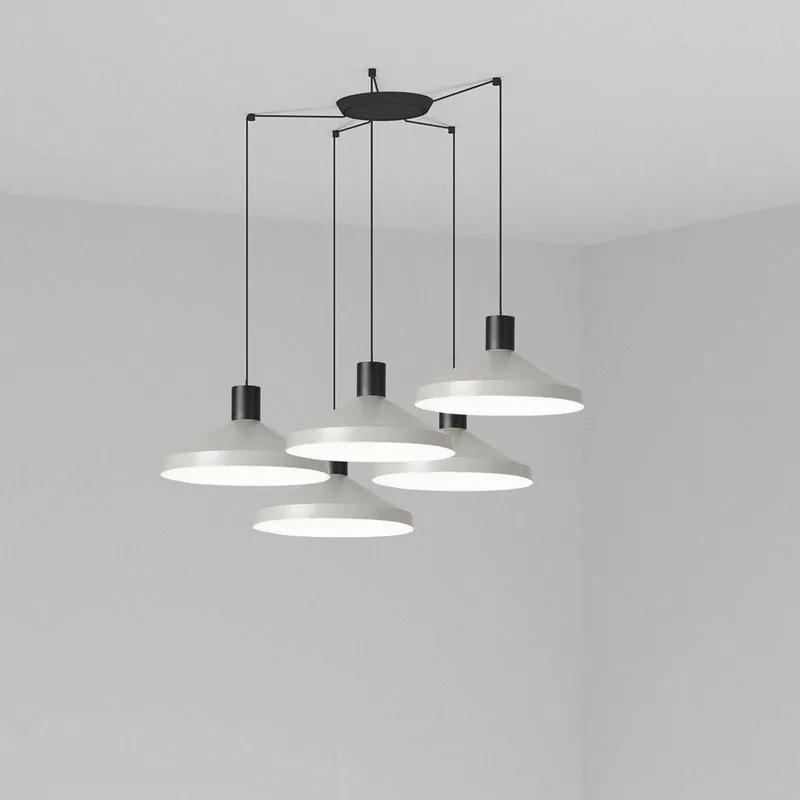 Netlighting Kombo Cluster Pendant Ceiling Light Grey E27 Grey