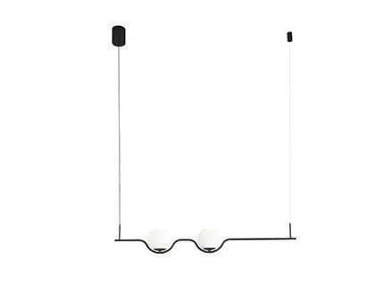 Faro Lighting Le Vita LED Pendant Black 2x 6W 2700K