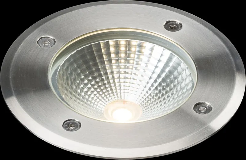 Knightsbridge Lighting LED Stainless Steel Recessed Ground Light 3000K 230V IP65 6W
