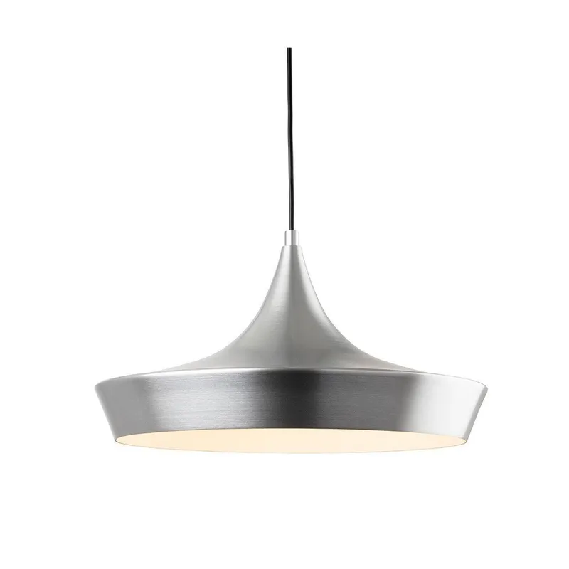 Firstlight Lighting Leo Dome Pendant Light Aluminium