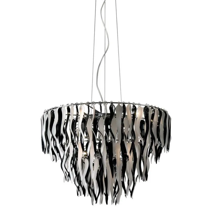 Linea Verdace Lighting Likit 13 Light Pendant Ceiling Light Chrome