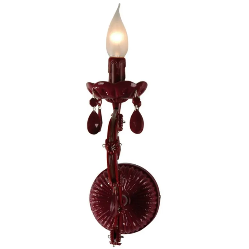 Netlighting Marie Candle Wall Light Red Red