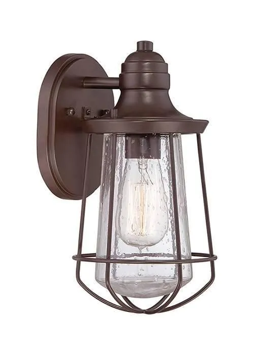 Elstead Lighting Marine 1 Light Ceiling Mini Pendant Western Bronze, E27